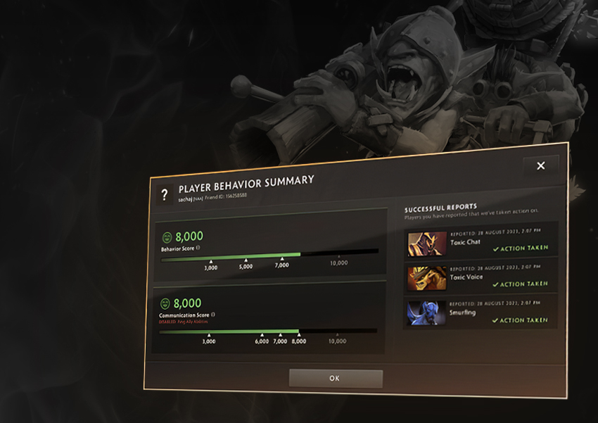 Буст Порядності в Dota 2