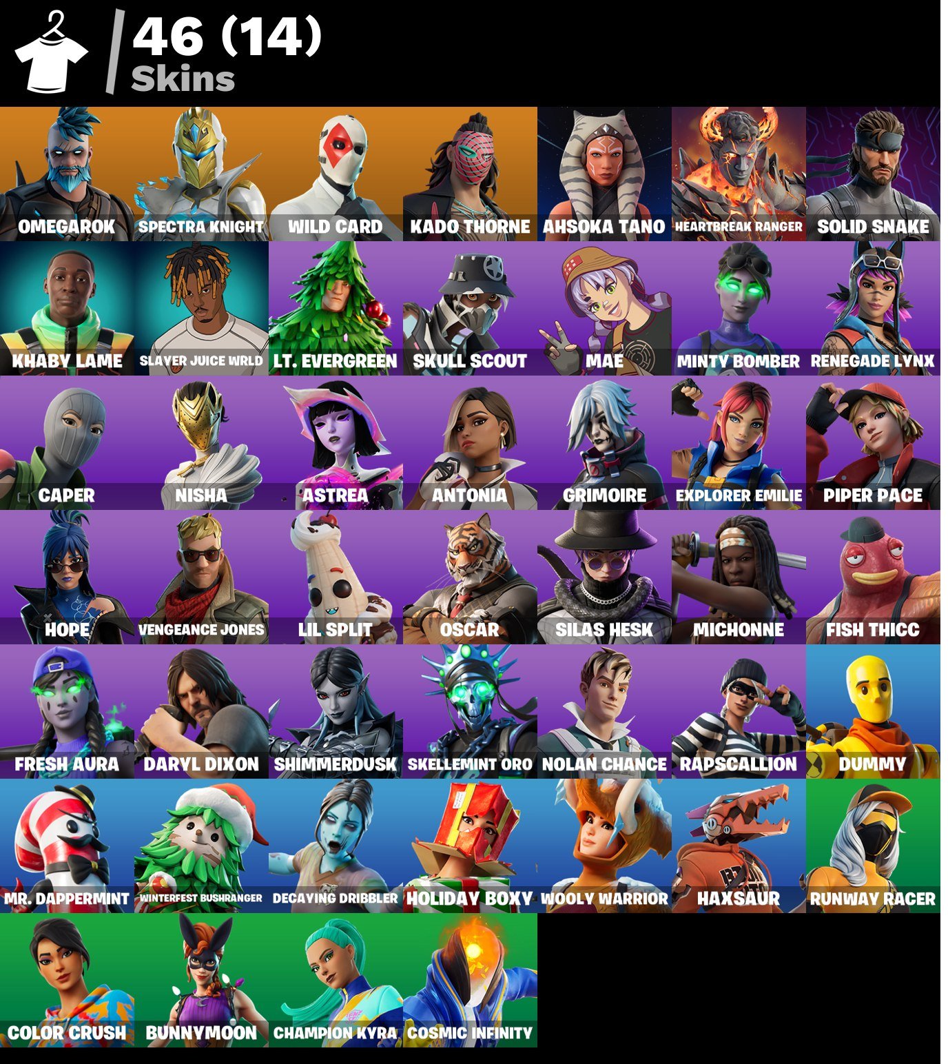 💚 46 skins | 🌟 Fortnite account