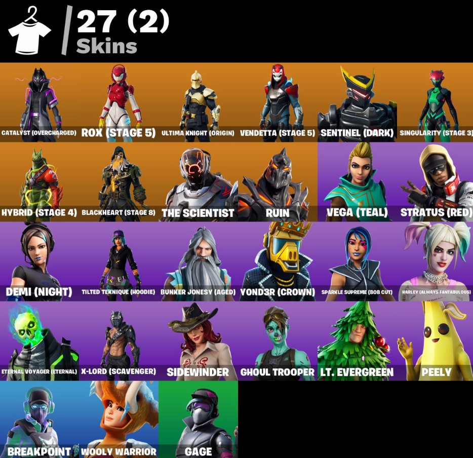 💫 27 скинов | 🌟 Fortnite аккаунт