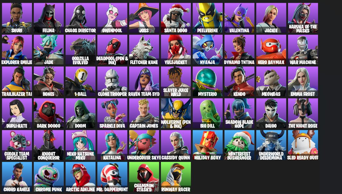 🎨 31 скин | 🌟 Fortnite аккаунт