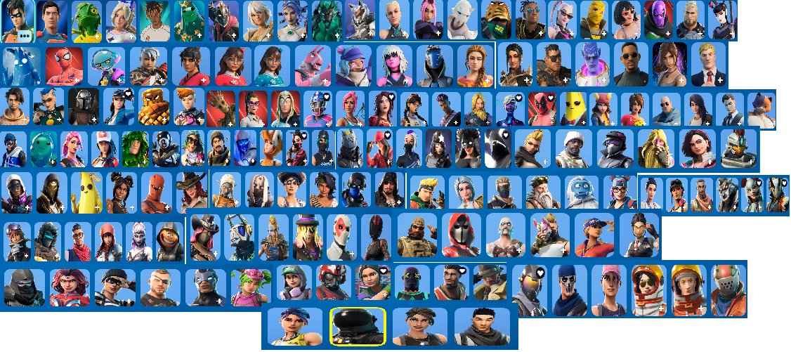 🎨 154 скина | 🌟 Fortnite аккаунт