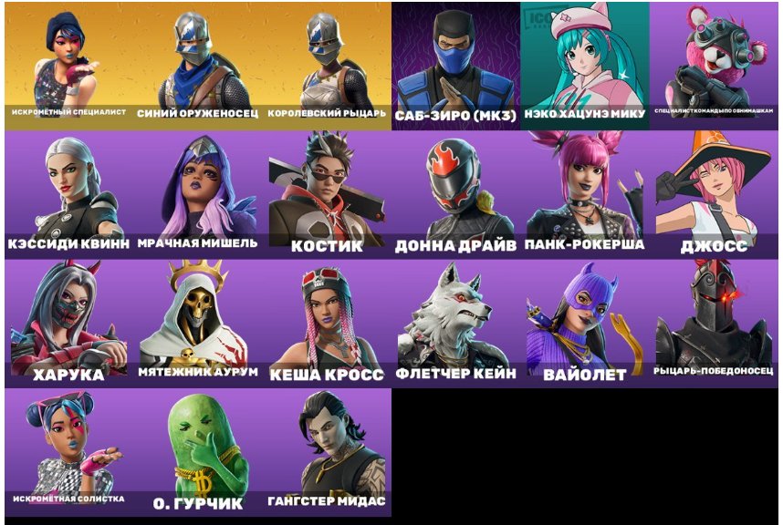 🎨 21 skins | 🌟 Fortnite account