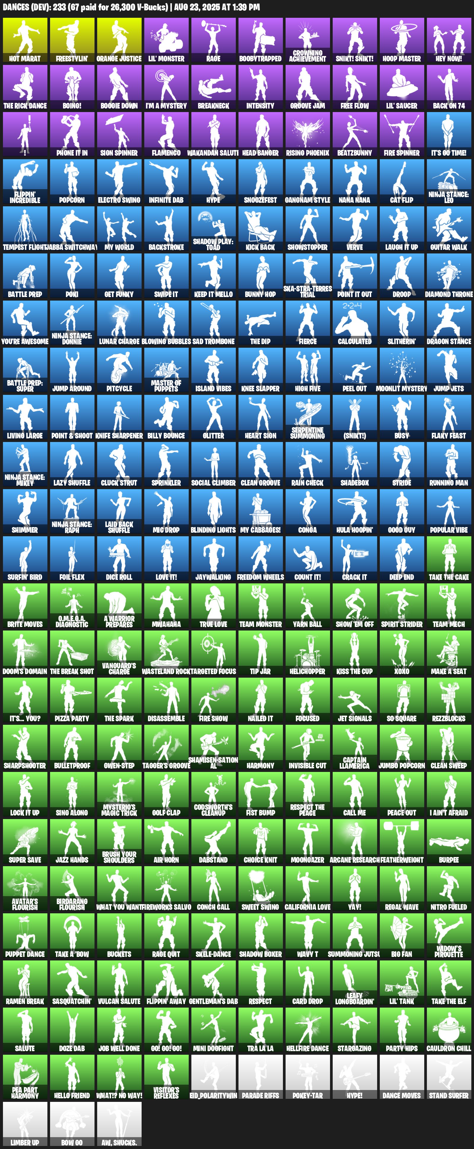 55 skins | Fortnite account