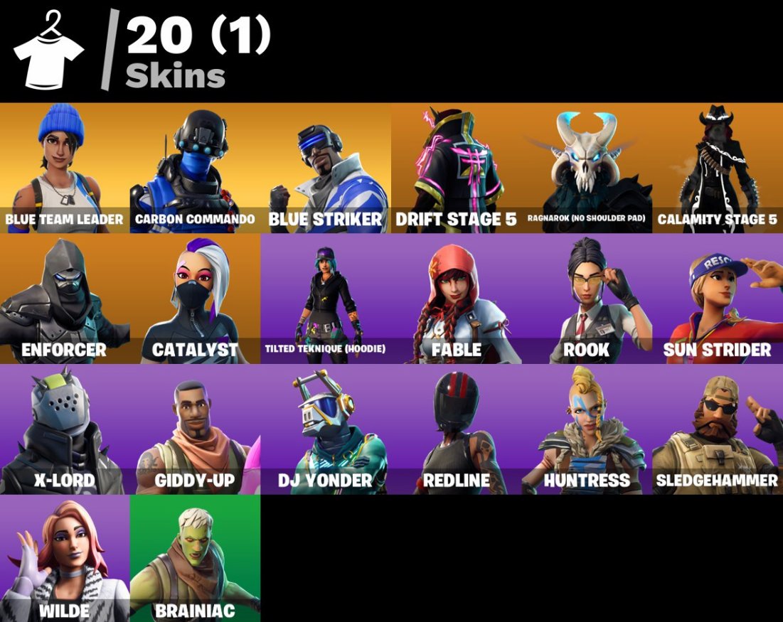 💙 Blue Team Leader🟦&amp; Striker🟦 | Слот доступности | 🌟 Fortnite аккаунт