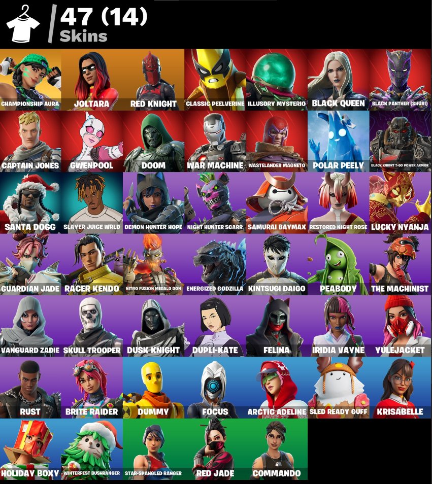 🎨 47 skins | 🌟 Fortnite account