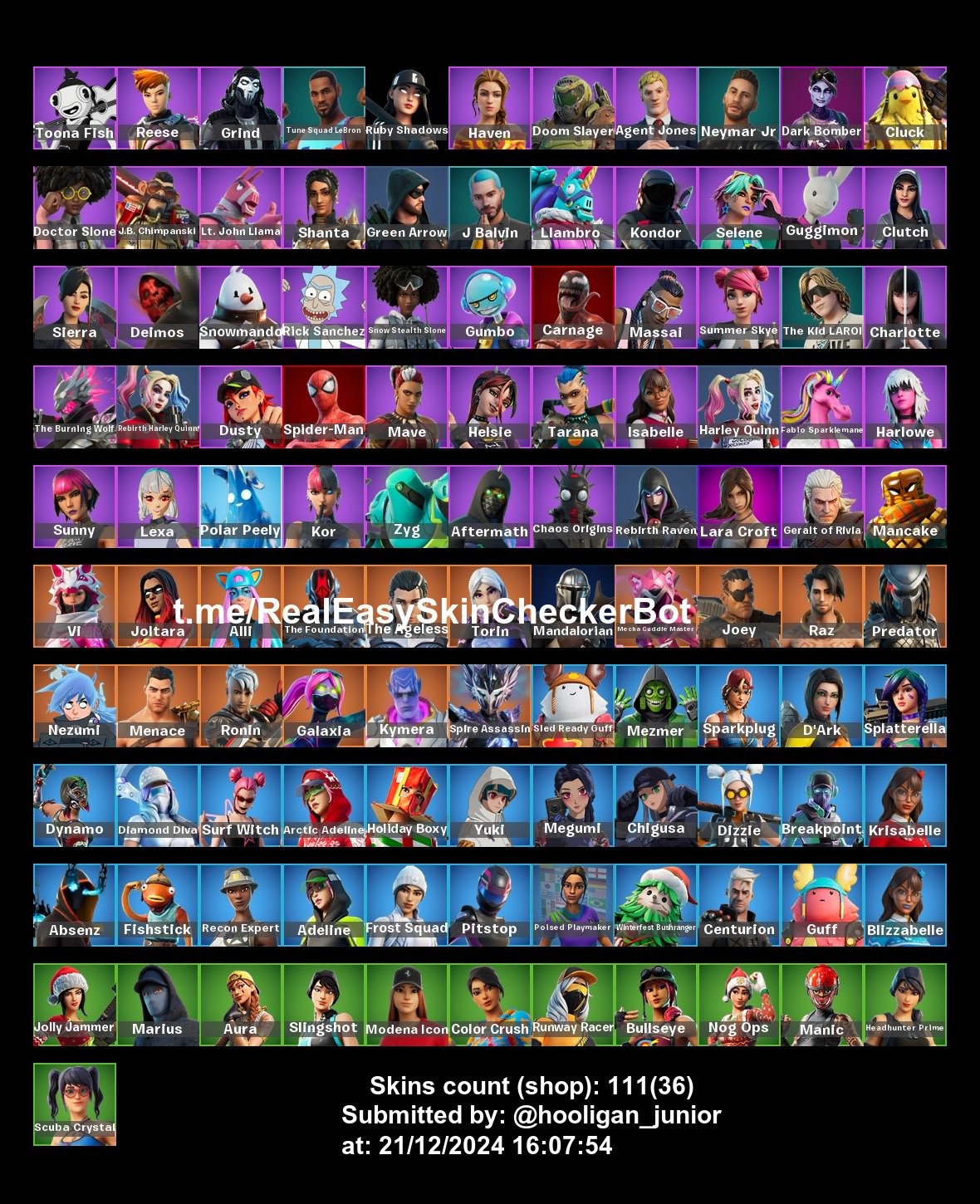 🎨 100 skins | 🌟 Fortnite account