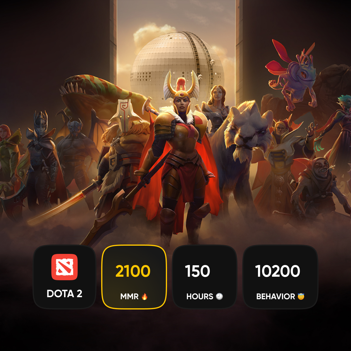 🏅 MMR 1700 | 🕒 150 hours | 🛡 10200