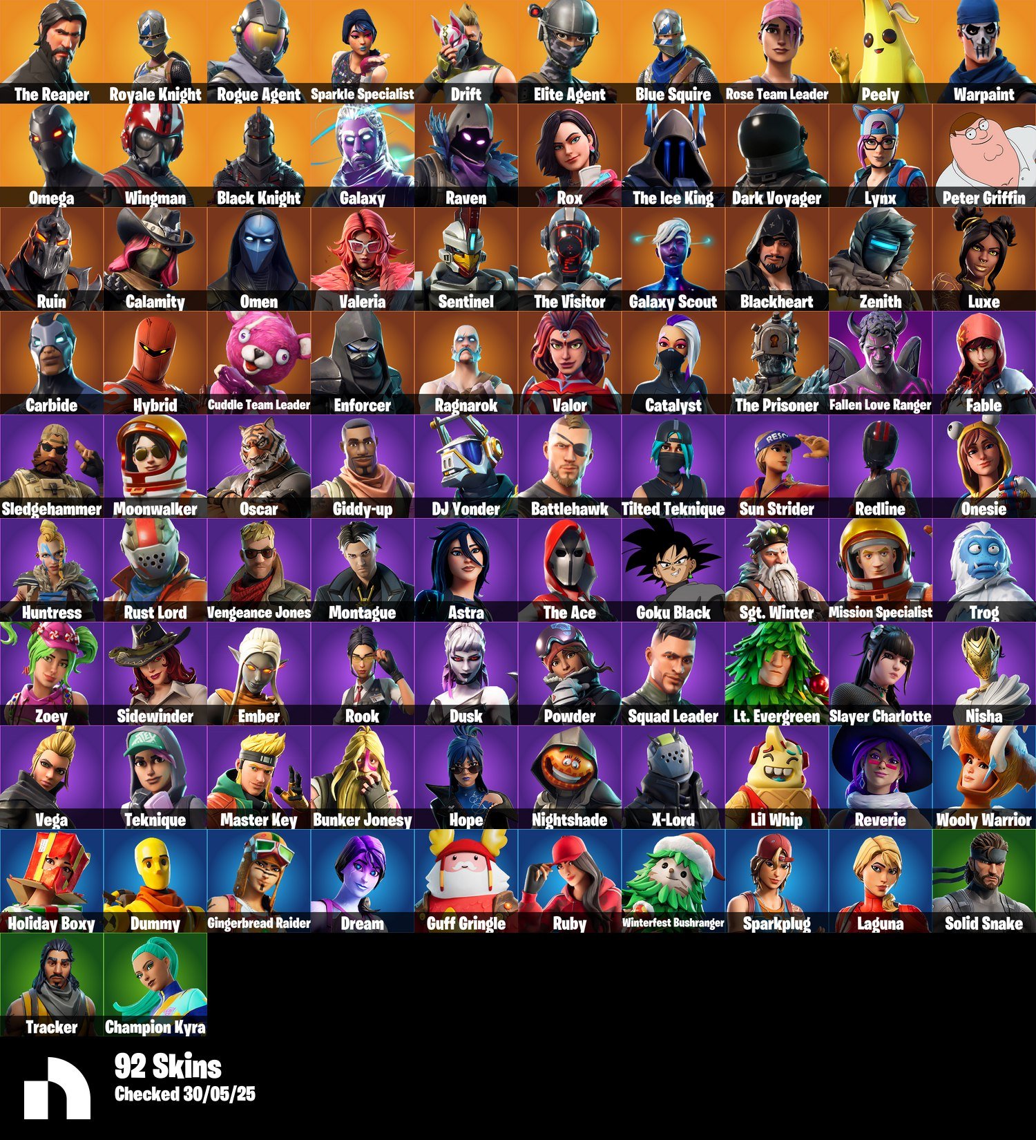 #R2831 [PC] 92 скина | OG STW | Черный Рыцарь | Галактика | Специалист Искры | Флосс | Take The L | T