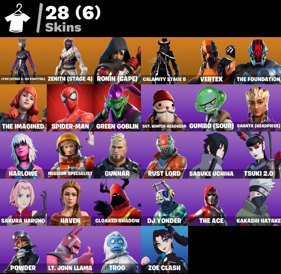 💖 28 скинов | 🌟 Fortnite аккаунт