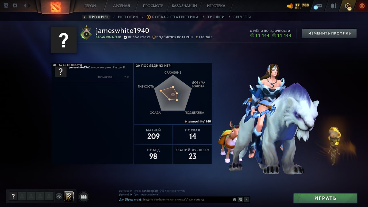 🏅 MMR 1 | 🕒 200 часов | 🛡 11000