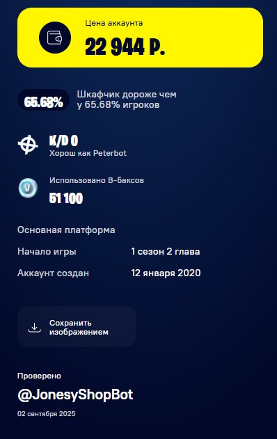 🎨 88 скинов | 🌟 Fortnite аккаунт