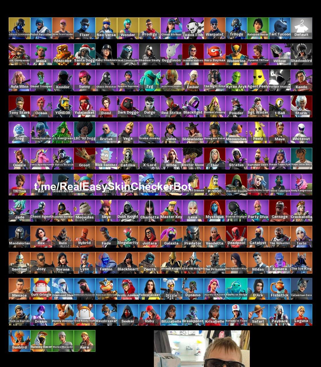 💎 187 skins | 🌟 Fortnite account
