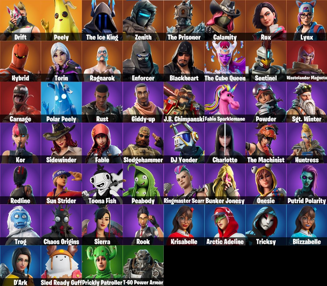 💖 52 скина | 🌟 Fortnite аккаунт