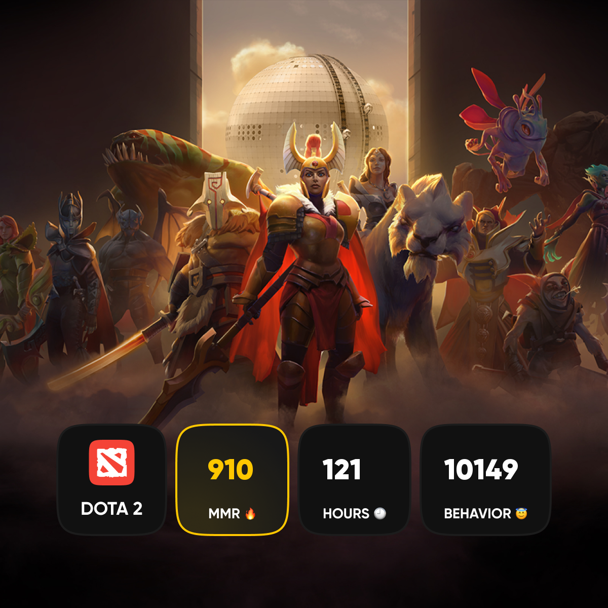 🏅 MMR 2407 | 🕒 121 hours | 🛡 10888