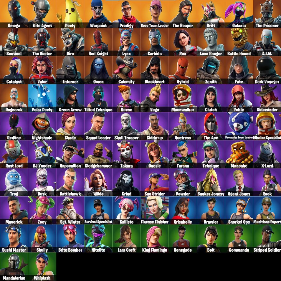 🎨 92 скина | 🌟 Fortnite аккаунт