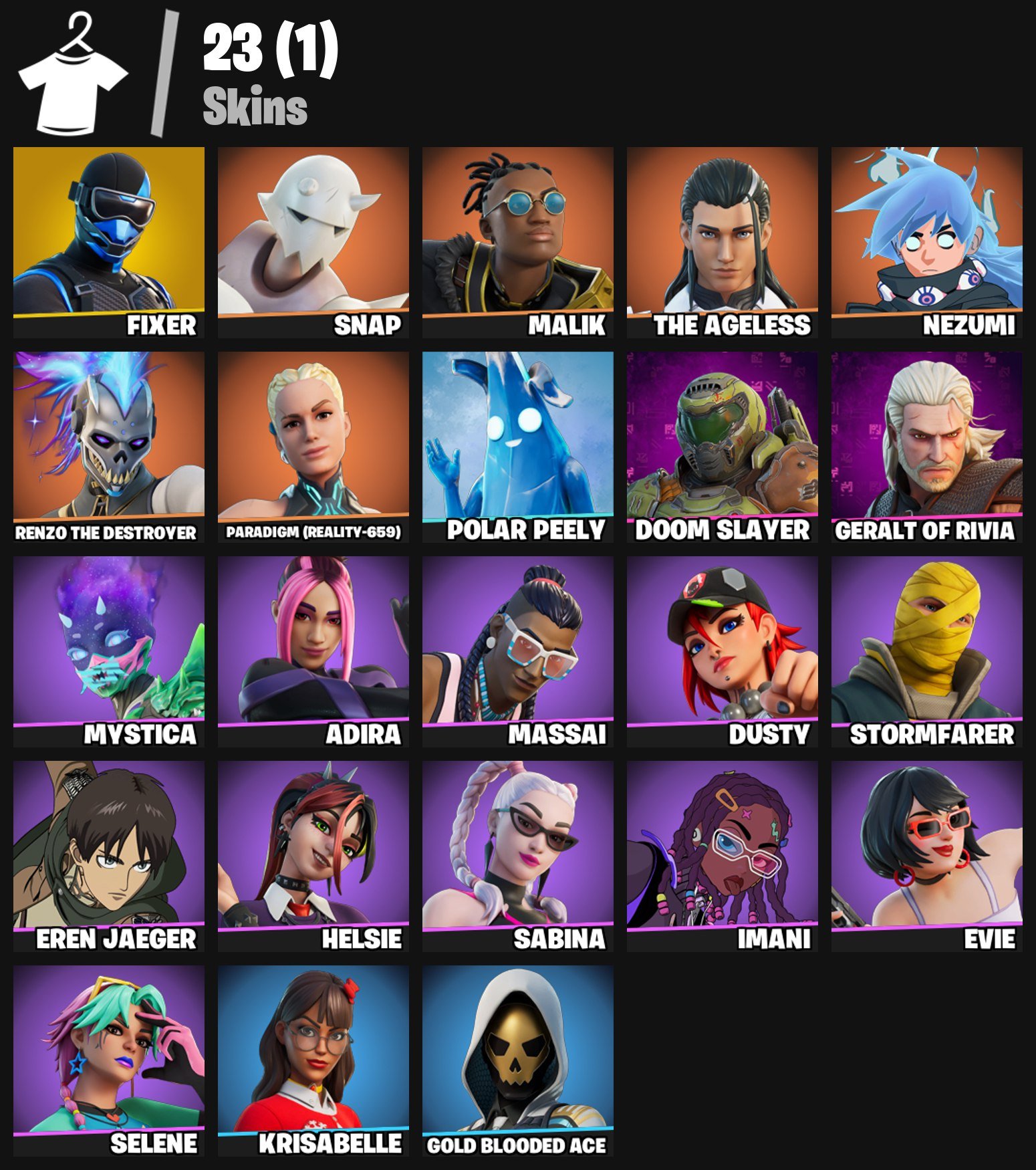 💖 23 скина | 🌟 Fortnite аккаунт